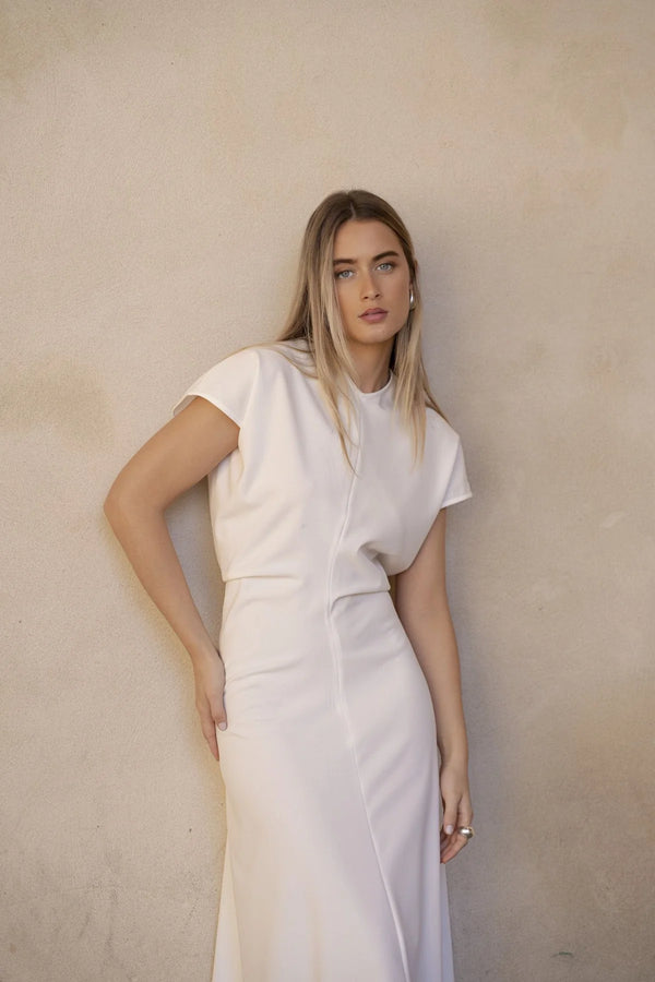 ABITO MIDI DRAPPEGGIATO