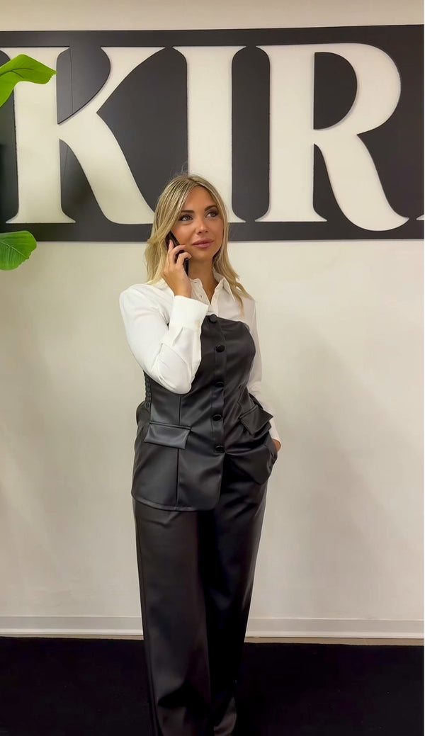 COORDINATO IN ECOPELLE