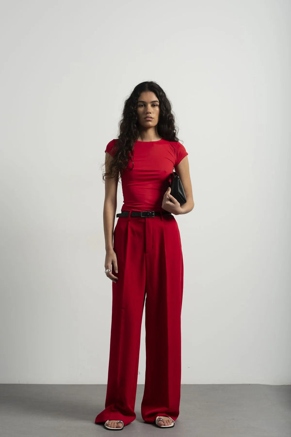 PANTALONI FULL LENGHT ROSSI